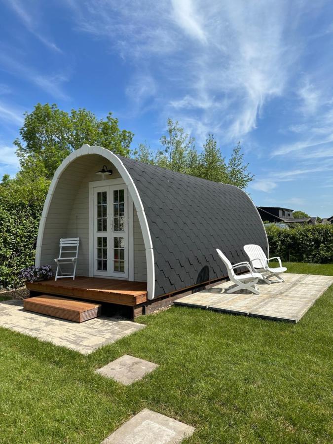 Lodge, Een Super Knus Tiny House, Nabij Vaarwater En Haven! Belt-Schutsloot ภายนอก รูปภาพ